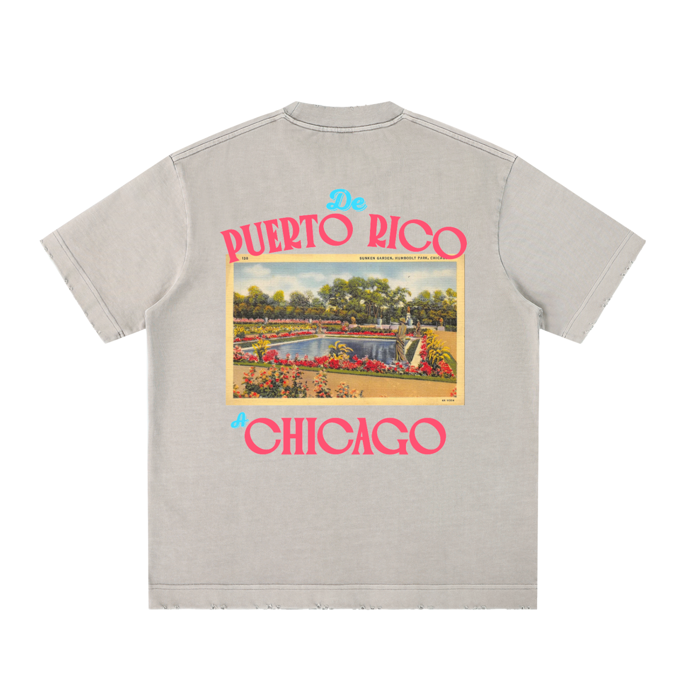 HPU "DE LA PULGA" Sunken Garden Vintage Rock T-Shirt