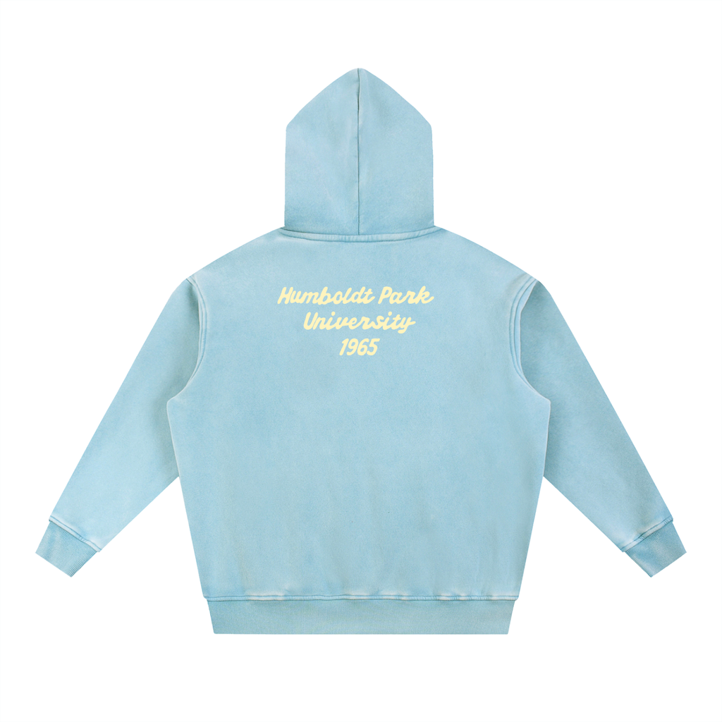 HPU "YO SOY" Snow Wash Fleece Oversize Hoodie