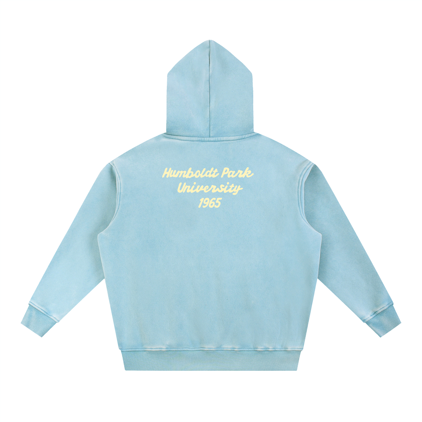 HPU "YO SOY" Snow Wash Fleece Oversize Hoodie