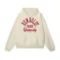 HUMBOLDT PARK UNIVERSITY BONE "GUAYABA" RED HIDDEN POCKETS EXTENDED SIZING