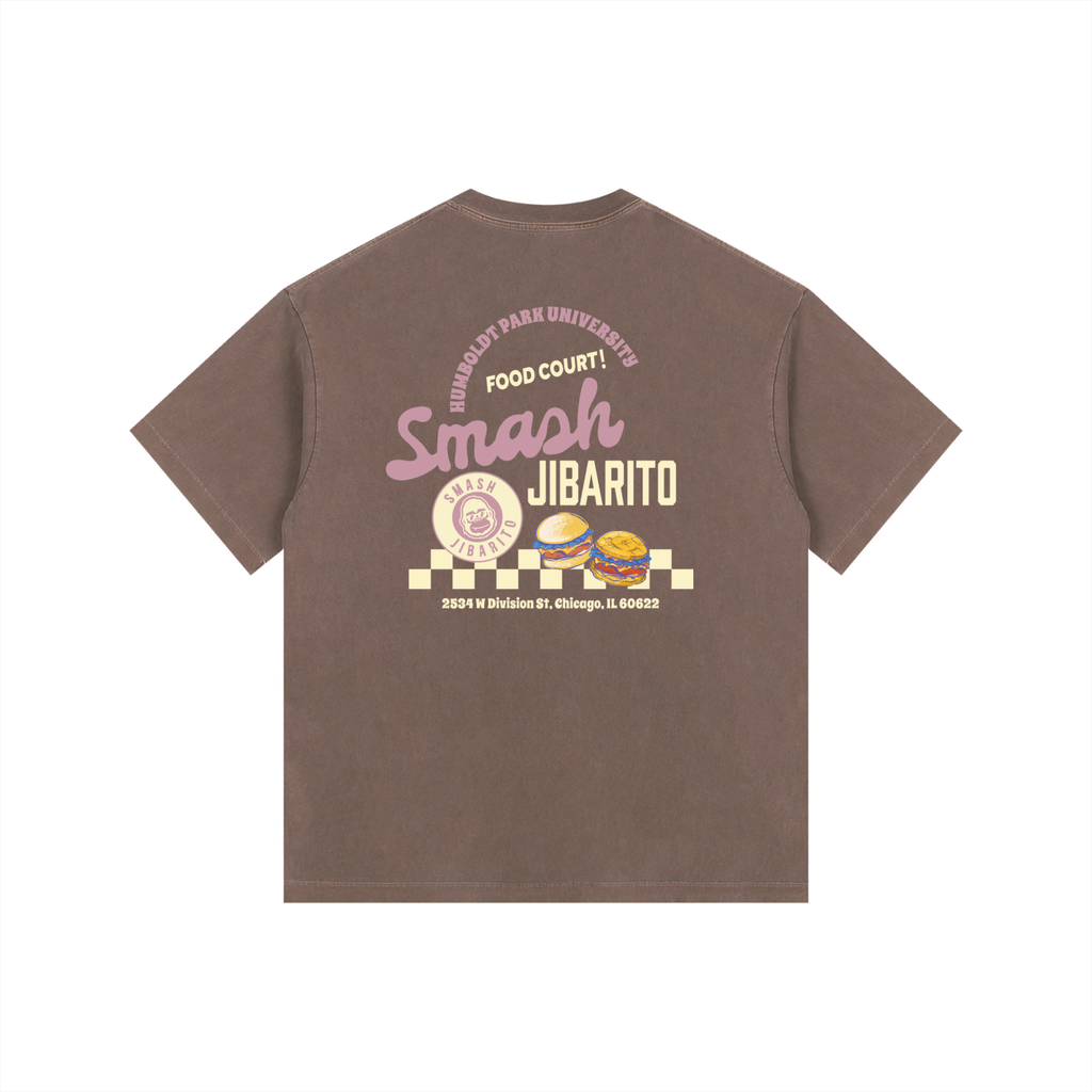 "DINER" TEE PINK VARIANT EXTENDED SIZES