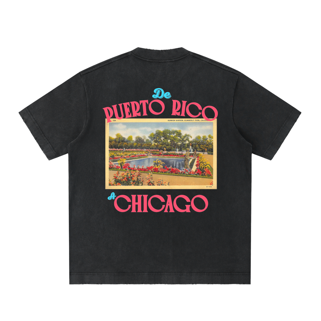 HPU "DE LA PULGA" Sunken Garden Vintage Rock T-Shirt