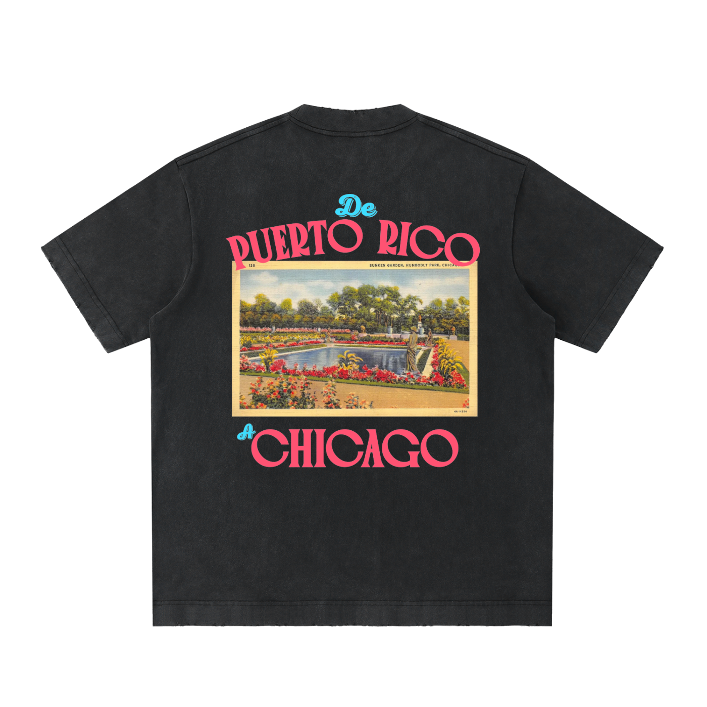 HPU "DE LA PULGA" Sunken Garden Vintage Rock T-Shirt