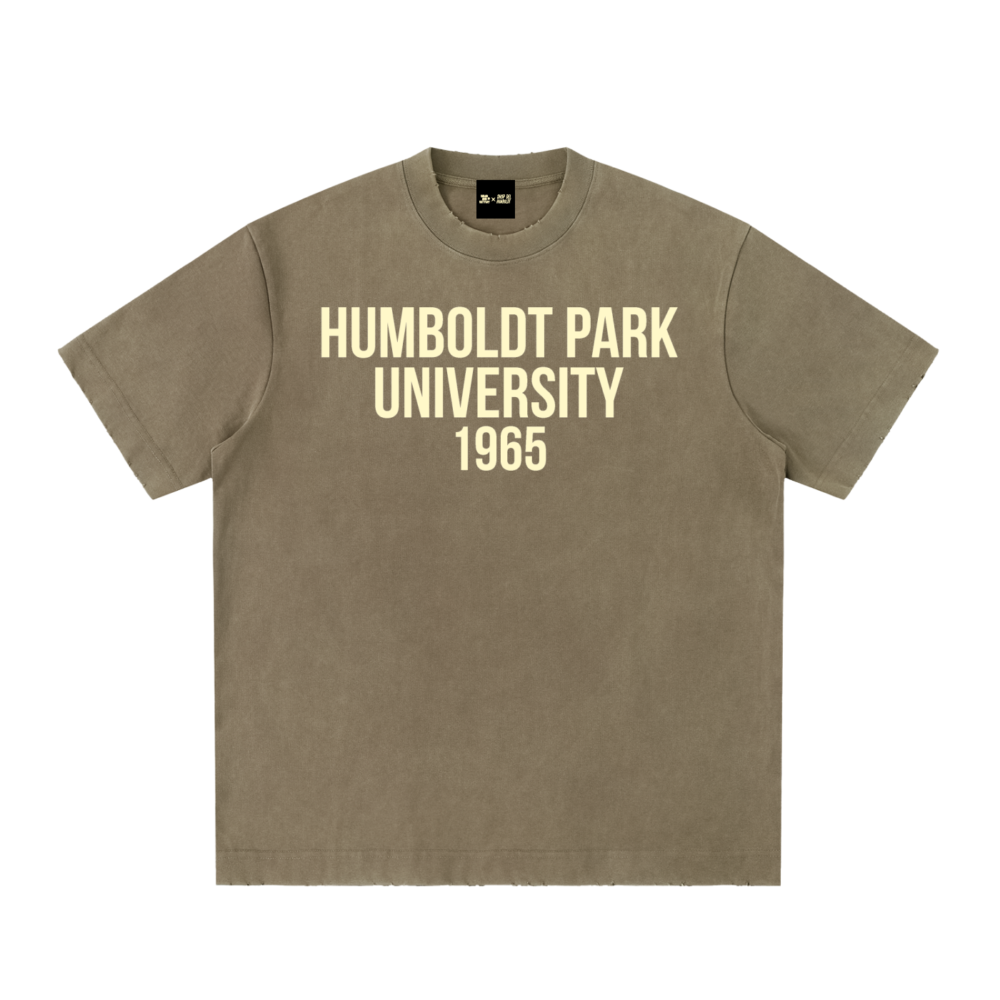 Heavyweight Vintage Washed Frayed T-Shirt