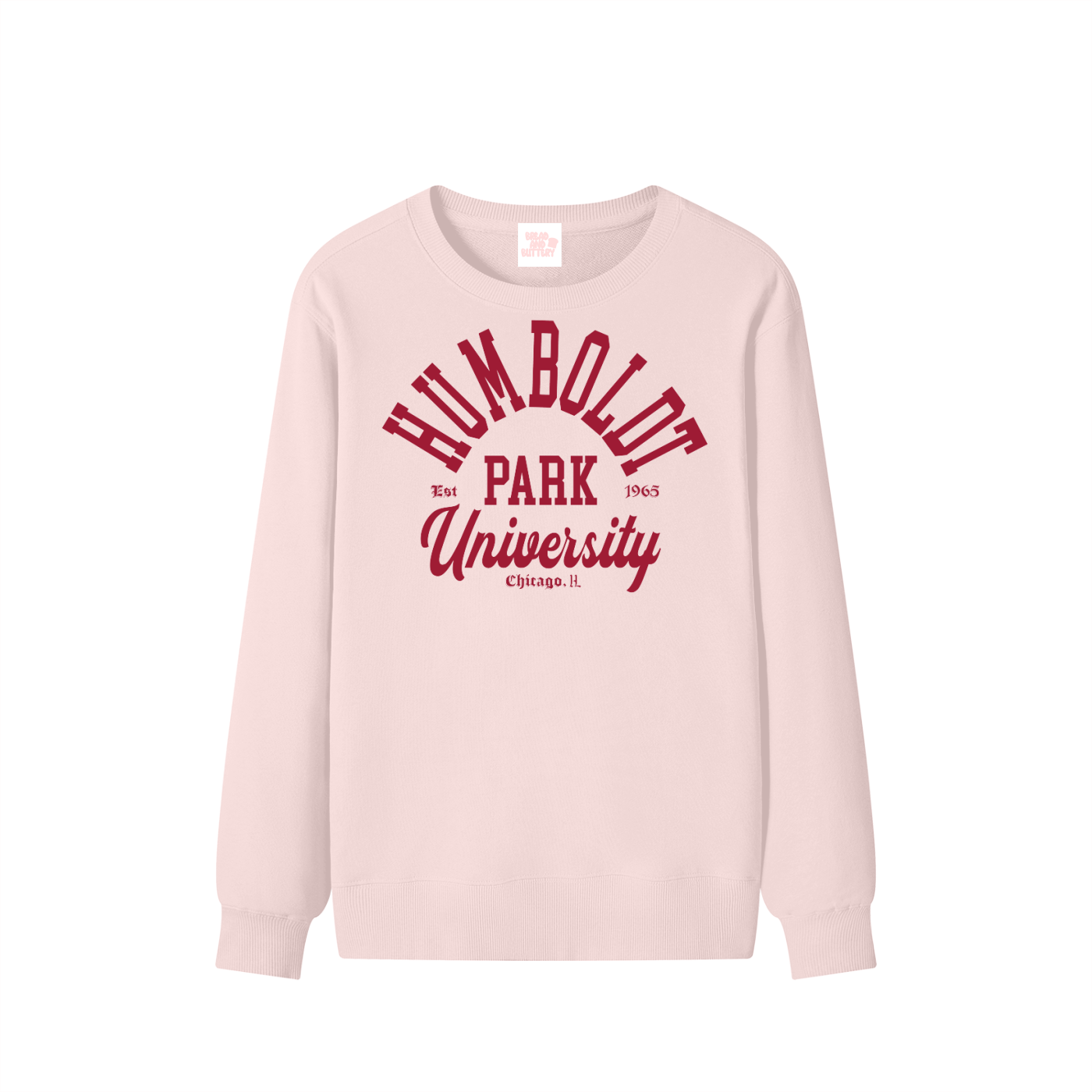 HPU CLOUD PINK CREW