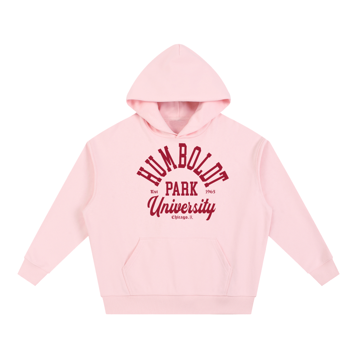 HPU "Guayaba Pink" Boxy Hoodie Urbano
