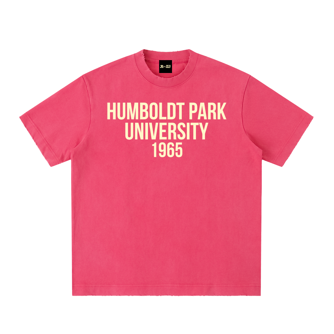 Heavyweight Vintage Washed Frayed T-Shirt