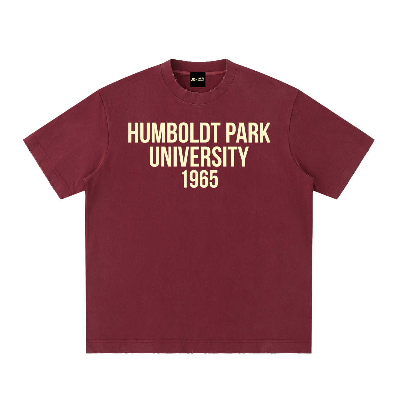 Heavyweight Vintage Washed Frayed T-Shirt