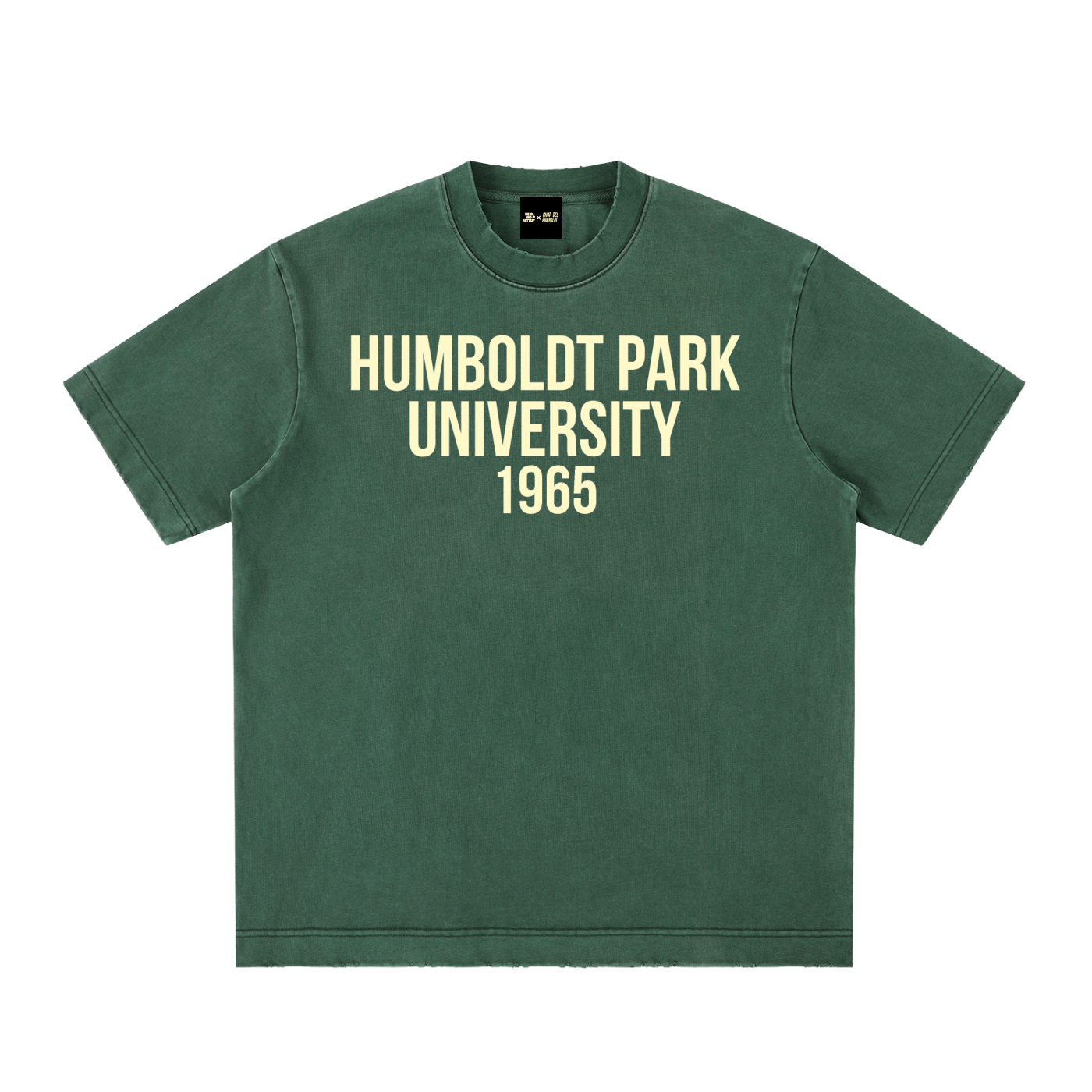 Heavyweight Vintage Washed Frayed T-Shirt