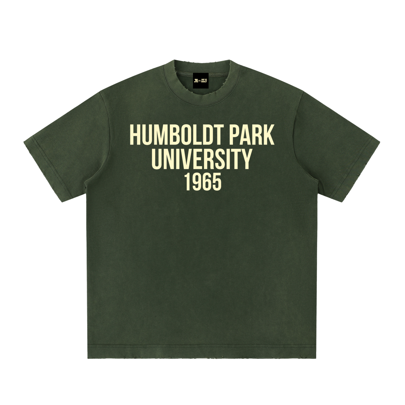 Heavyweight Vintage Washed Frayed T-Shirt