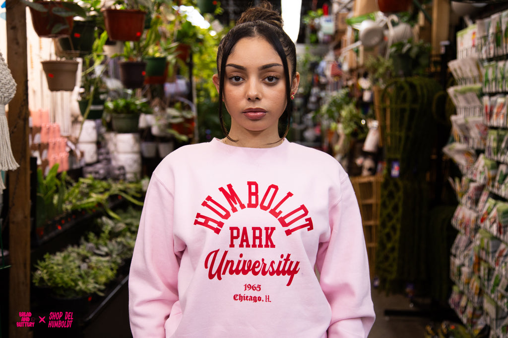 HPU CLOUD PINK CREW