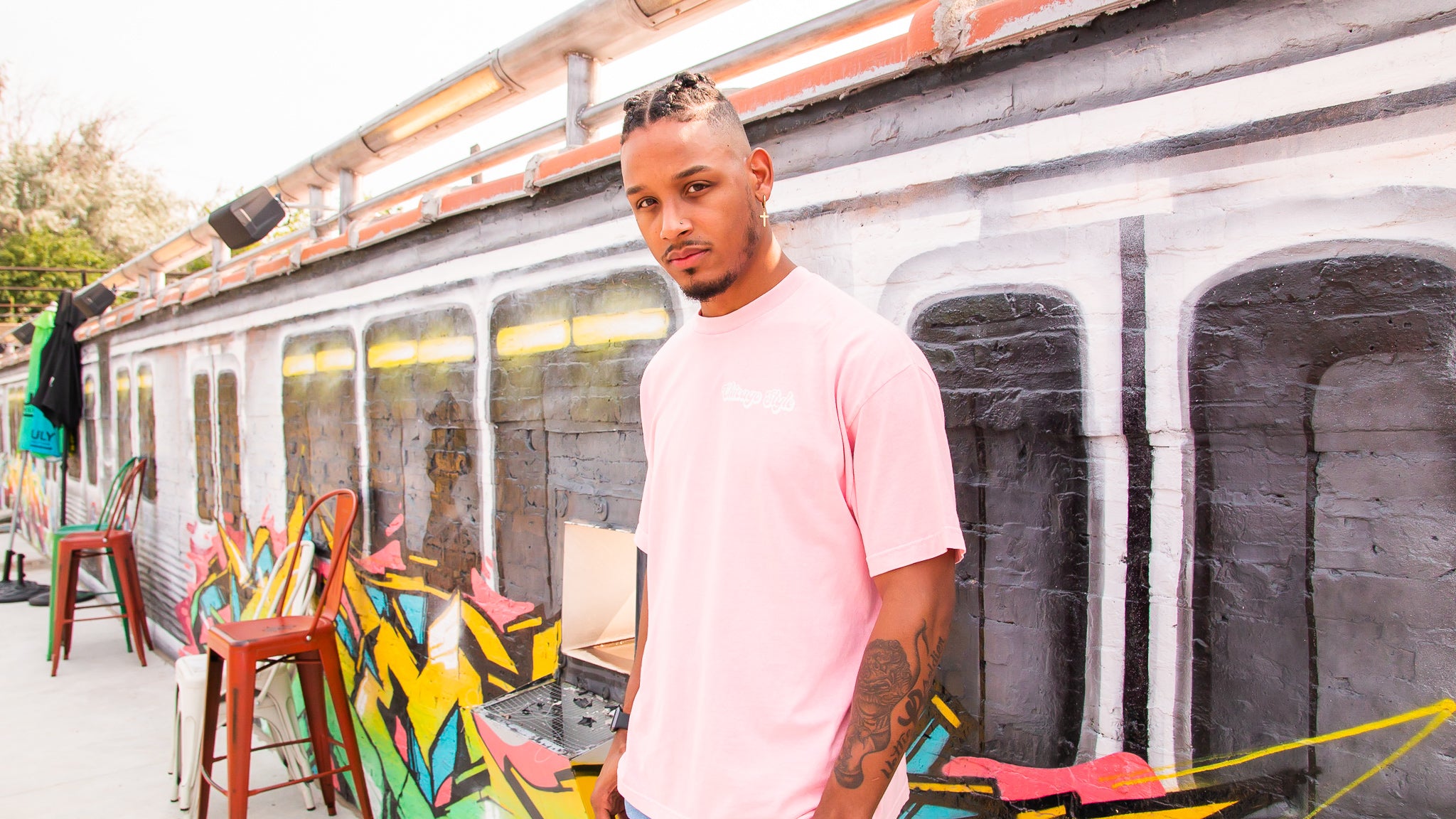 PALE PINK MARSHMALLOW PUFF TOASTY OVERSIZED TEE