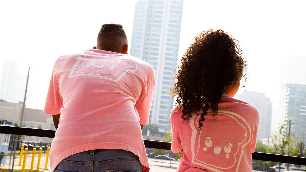 PALE PINK MARSHMALLOW PUFF TOASTY OVERSIZED TEE