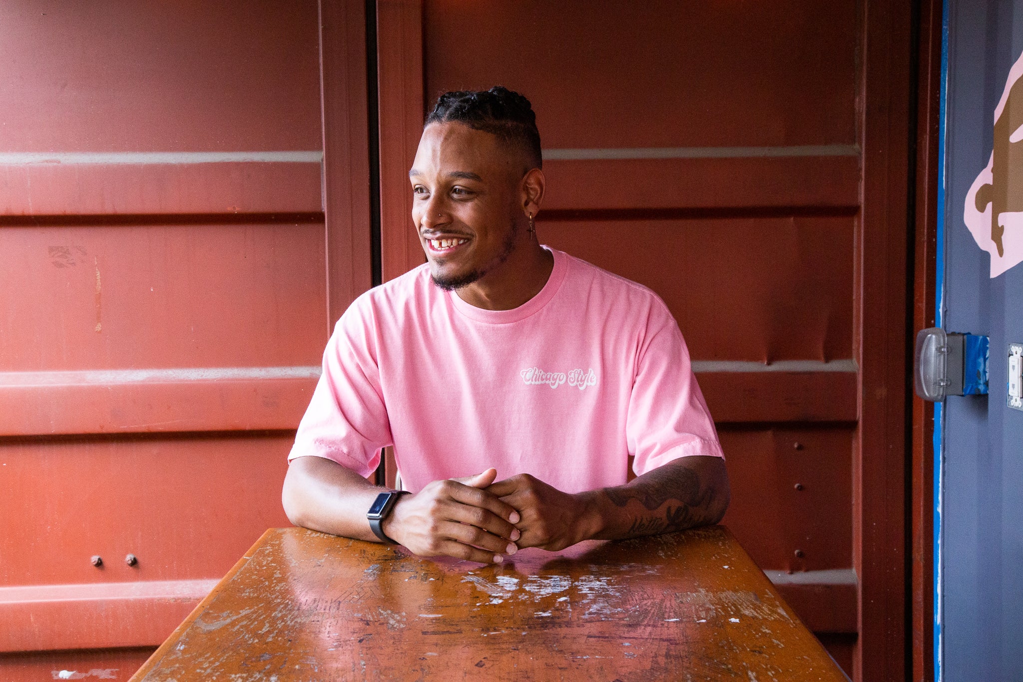PALE PINK MARSHMALLOW PUFF TOASTY OVERSIZED TEE