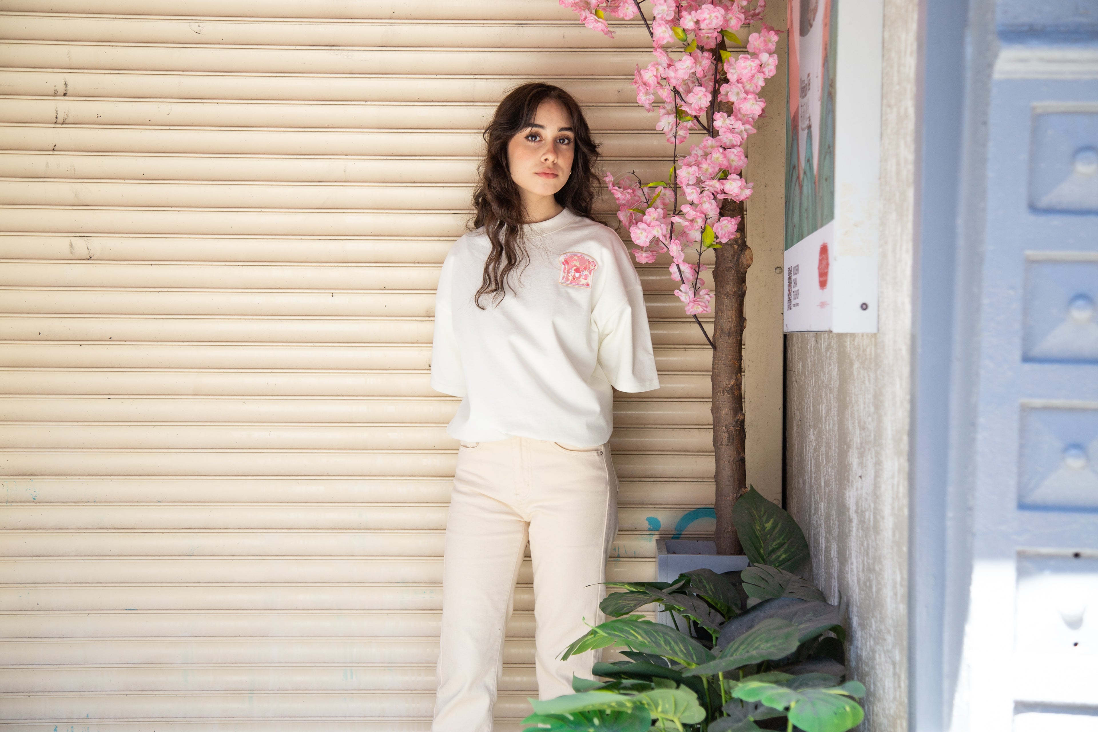STRAWBERRY VANILLA CREAM EMBROIDERED TOASTY