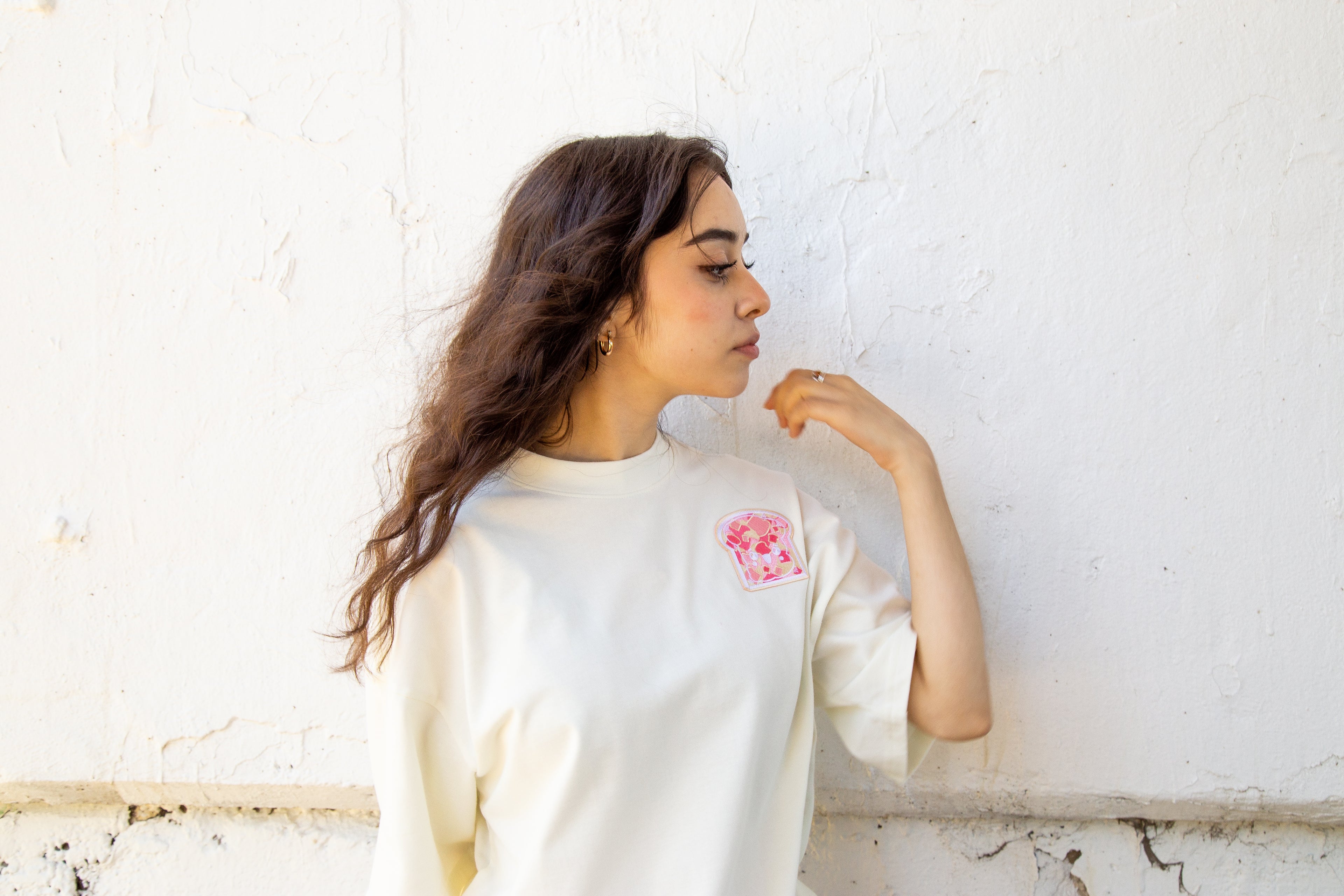 STRAWBERRY VANILLA CREAM EMBROIDERED TOASTY