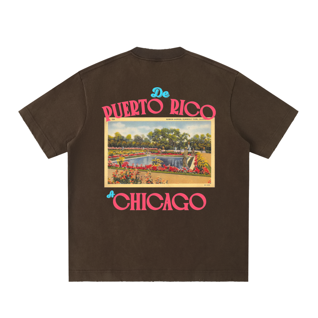 HPU "DE LA PULGA" Sunken Garden Vintage Rock T-Shirt