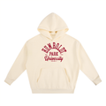 HUMBOLDT PARK UNIVERSITY CREMA "GUAYABA" RED KANGAROO POCKET HOODIE