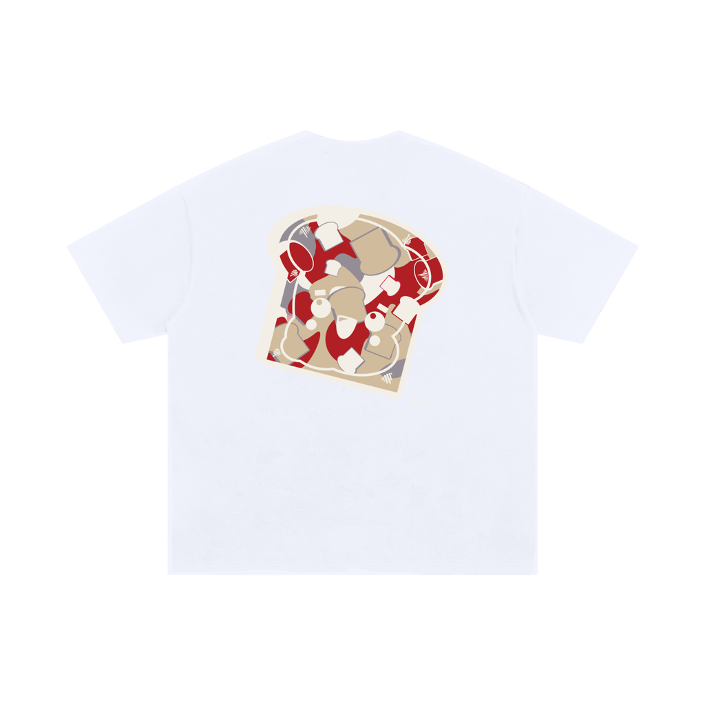 Bread and buttery “GYM RED” TOASTY TEE