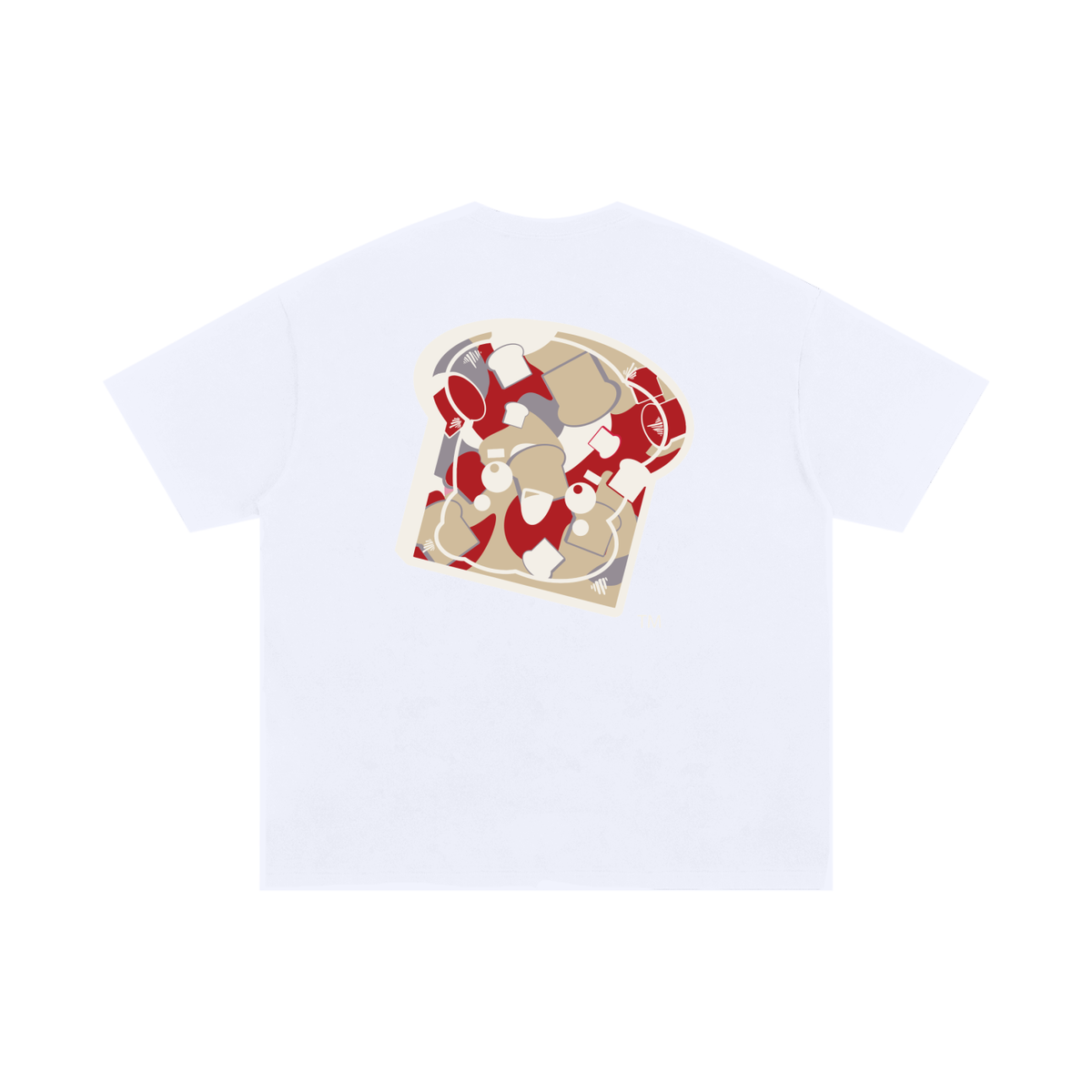 Bread and buttery “GYM RED” TOASTY TEE
