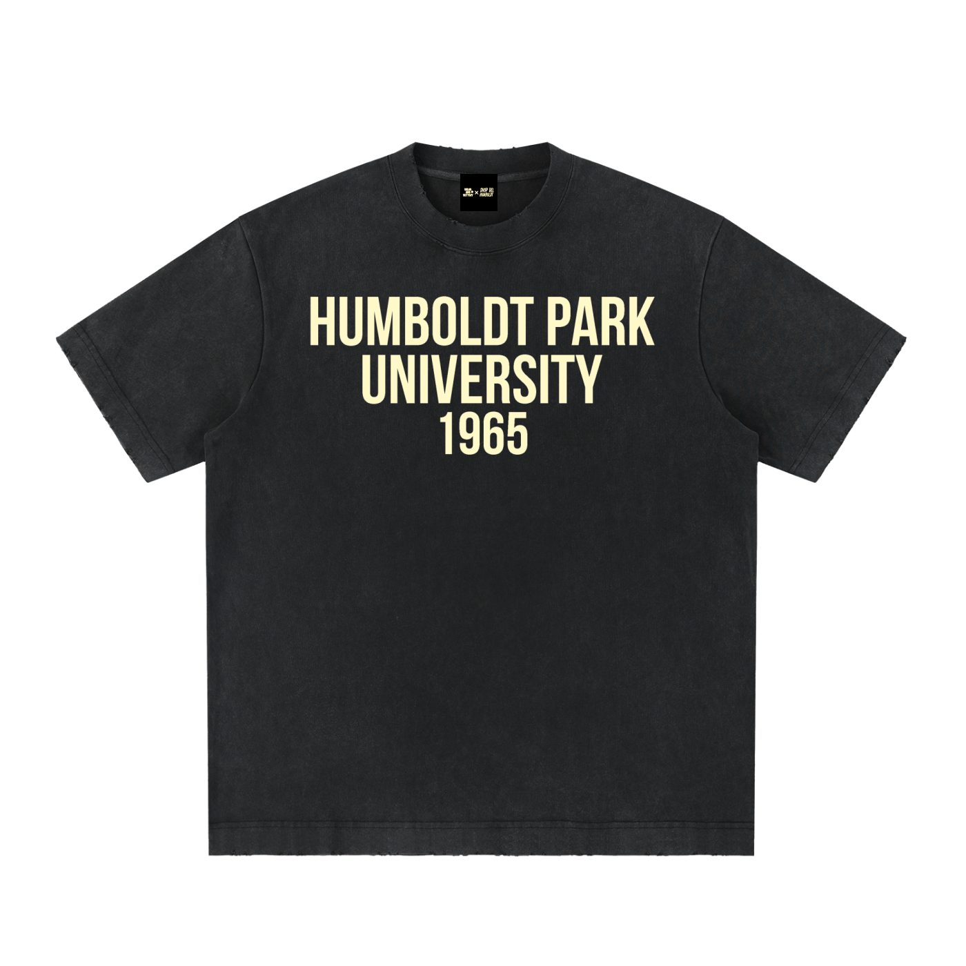 Heavyweight Vintage Washed Frayed T-Shirt