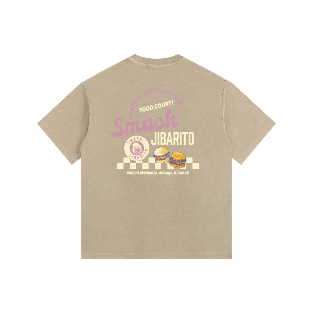 "DINER" TEE PINK VARIANT EXTENDED SIZES