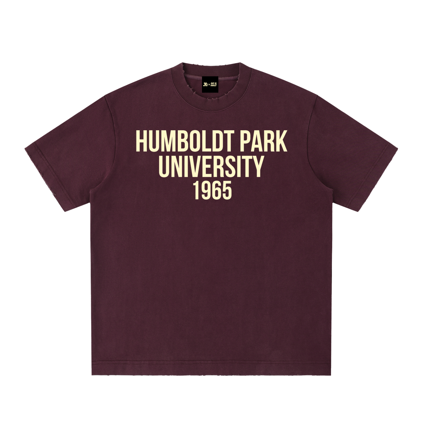 Heavyweight Vintage Washed Frayed T-Shirt