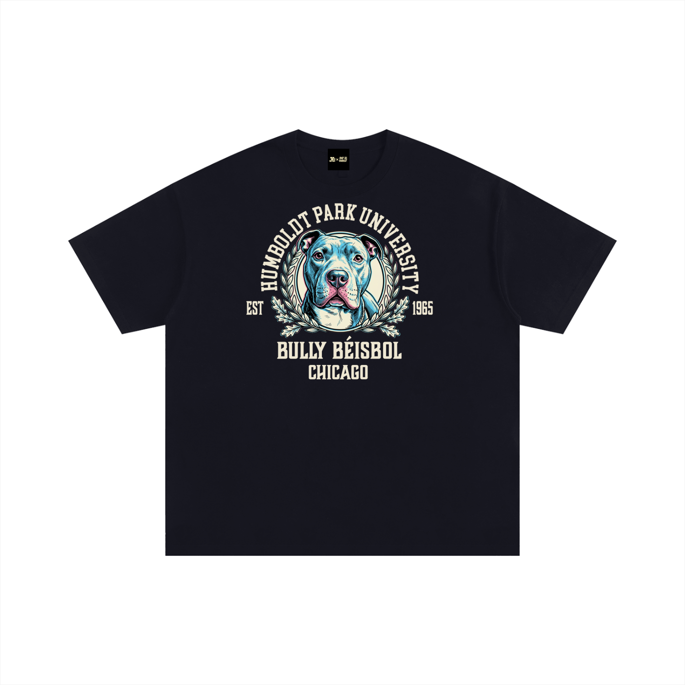 HPU "DE LA PULGA" PITBULLIES BEISBOL BIG BULLY VINTAGE SPORTS TEE